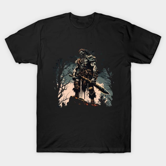 Barbarian T-Shirt by rocknerd